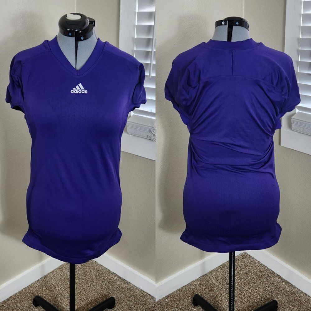 Adidas Techfit Primeknit Football Jersey Dark Purple 2XL NWOT Style # 7689A